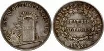 France  Chambre des Notaires de Laon - ND - poincon corne  (1880-) - Argent