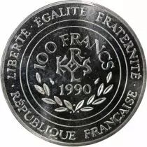 France  CHARLEMAGNE - TEST OF 100 SILVER FRANCS 1990  ?  \ 