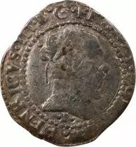 France  HENRI III - 1/2 FRANC WITH FLAT COLLAR 1578 I LIMOGES