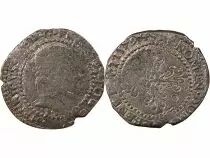 France  HENRI III - 1/2 FRANC WITH FLAT COLLAR 1579 I LIMOGES