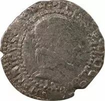 France  HENRI III - 1/2 FRANC WITH FLAT COLLAR 1579 I LIMOGES