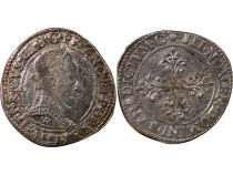 France  HENRI III - 1/2 FRANC WITH FLAT COLLAR 1581 M TOULOUSE