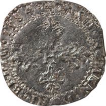 France  HENRI III - 1/2 FRANC WITH FLAT COLLAR 1584 I LIMOGES