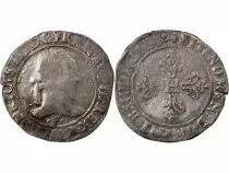 France  HENRI III - FRANC WITH FLAT COLLAR  1578 F ANGERS