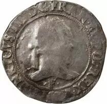 France  HENRI III - FRANC WITH FLAT COLLAR  1578 F ANGERS