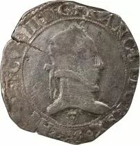 France  HENRI III - FRANC WITH FLAT COLLAR  1578 F ANGERS