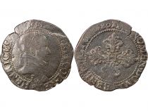 France  HENRI III - FRANC WITH FLAT COLLAR  1580 TOURS