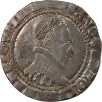 France  HENRI III - FRANC WITH FLAT COLLAR 1581 L BAYONNE