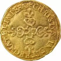 France  Henri III - Gold Ecu with Sun - 1578 K Bordeaux
