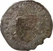 France  HENRY II - DOUZAIN OF THE DAUPHINE WITH CRESCENTS, 2nd TYPE 1552 Z GRENOBLE