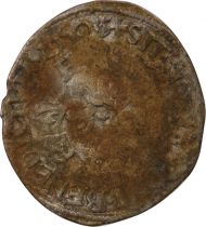 France  HENRY II - DOUZAIN WITH CRESCENTS - 1550 G POITIERS