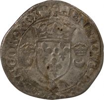 France  HENRY II - DOUZAIN WITH CRESCENTS - 1550 P DIJON