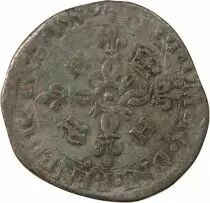 France  HENRY II - DOUZAIN WITH CRESCENTS - 1550 P DIJON