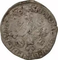 France  HENRY II - DOUZAIN WITH CRESCENTS - 1552 9 RENNES