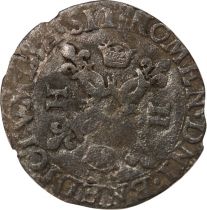 France  HENRY II - DOUZAIN WITH CRESCENTS - 1552 9 RENNES