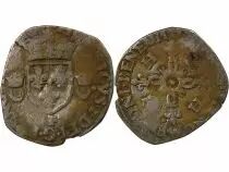 France  HENRY II - DOUZAIN WITH CRESCENTS - F ANGERS