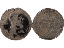 France  HENRY II (POSTHUMOUS) - TESTON WITH NAKED HEAD, 1st TYPE 1560 T NANTES