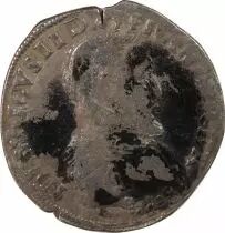 France  HENRY II (POSTHUMOUS) - TESTON WITH NAKED HEAD, 1st TYPE 1560 T NANTES