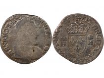 France  HENRY II (POSTHUMOUS) - TESTON WITH NAKED HEAD, 1st TYPE 1561 I Limoges