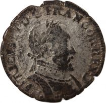 France  HENRY II (POSTHUMOUS) - TESTON WITH NAKED HEAD, 2nd TYPE 1561 L BAYONNE
