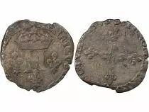 France  HENRY III - DOUBLE SOL PARISIS, 2nd TYPE 1578, S TROYES