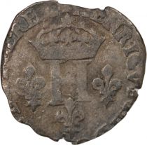 France  HENRY III - DOUBLE SOL PARISIS, 2nd TYPE 1578, S TROYES