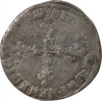 France  HENRY III - DOUBLE SOL PARISIS, 2nd TYPE 1579 A PARIS