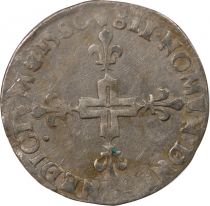 France  HENRY III - DOUBLE SOL PARISIS, 2nd TYPE 1580 PARIS