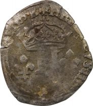 France  HENRY III - DOUBLE SOL PARISIS, 2nd TYPE 1583 MONTPELLIER