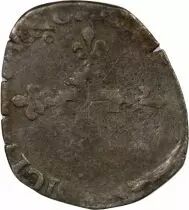 France  HENRY III - DOUBLE SOL PARISIS, 2nd TYPE 1583 MONTPELLIER