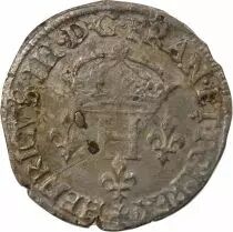 France  HENRY III - DOUBLE SOL PARISIS, 2nd TYPE 1586 C SAINT L&Ocirc;