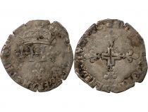 France  HENRY III - DOUBLE SOL PARISIS, 2nd TYPE P DIJON