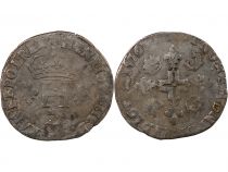 France  HENRY III - DOUBLE SOL PARISIS OF THE DAUPHINE 1579 Z GRENOBLE