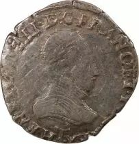 France  HENRY III - TESTON WITH COLlARETTE, 4th TYPE 1575 T NANTES