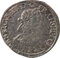 France  HENRY III - TESTON WITH MILLSTONE COLLAR, 3rd TYPE 1576 M TOULOUSE