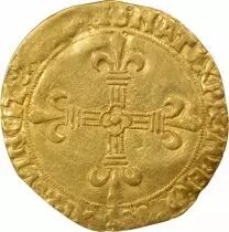 France  Louis XII - Gold Ecu with Sun - 1498 / 1507 Bordeaux