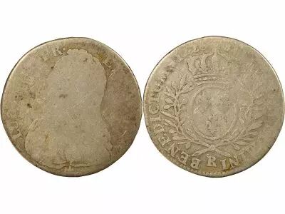 France  Louis XV - 1/2 Silver Ecu - 1726 R Orl�ans
