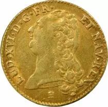 France  Louis XVI - Double Gold Louis, with Bare Head - 1786 K Bordeaux