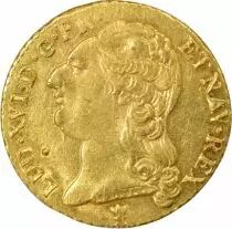 France  Louis XVI - Gold Louis, with Bare Head - 1787 I Limoges