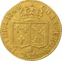 France  Louis XVI - Gold Louis, with Bare Head - 1788 A Paris