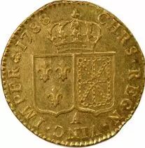 France  Louis XVI - Gold Louis, with Bare Head - 1788 A Paris