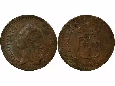 France  Louis XVI - Sol, � l\'Ecu - 1785 K Bordeaux
