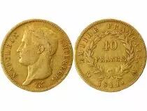 France  Napoleon I - 40 Gold Francs, Laureate Head - 1811 A Paris