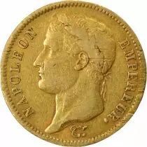 France  Napoleon I - 40 Gold Francs, Laureate Head - 1811 A Paris