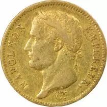 France  Napoleon I - 40 Gold Francs, Laureate Head, Empire - 1812 A Paris