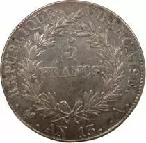 France  NAPOLEON I - 5 FRANCS AN 13 A PARIS \ revolutionary calendar