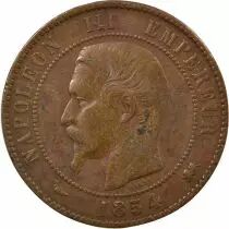 France  Napoleon III - 10 Cents 1854 D Lyon