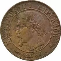 France  Napoléon III - 2 Cents 1856 K Bordeaux