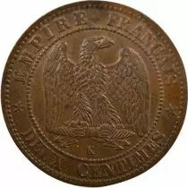 France  Napoléon III - 2 Cents 1862 K Bordeaux