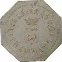 France  Necessity, Le Havre Tramways - Aluminium Token, Large Families